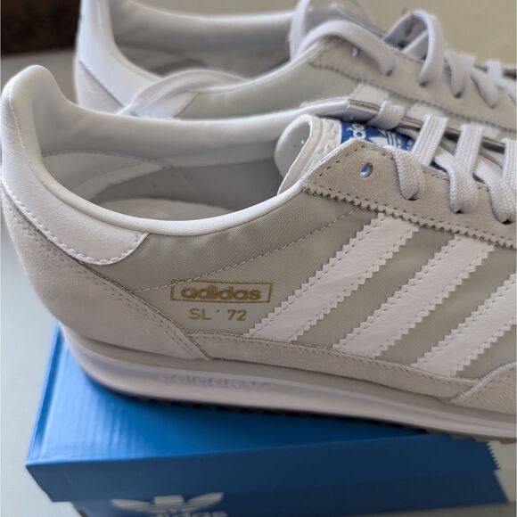 Adidas Originals SL 72 RS Mens Running Shoe Athletic Sneaker size 9.5 white/grey - Picture 7 of 8